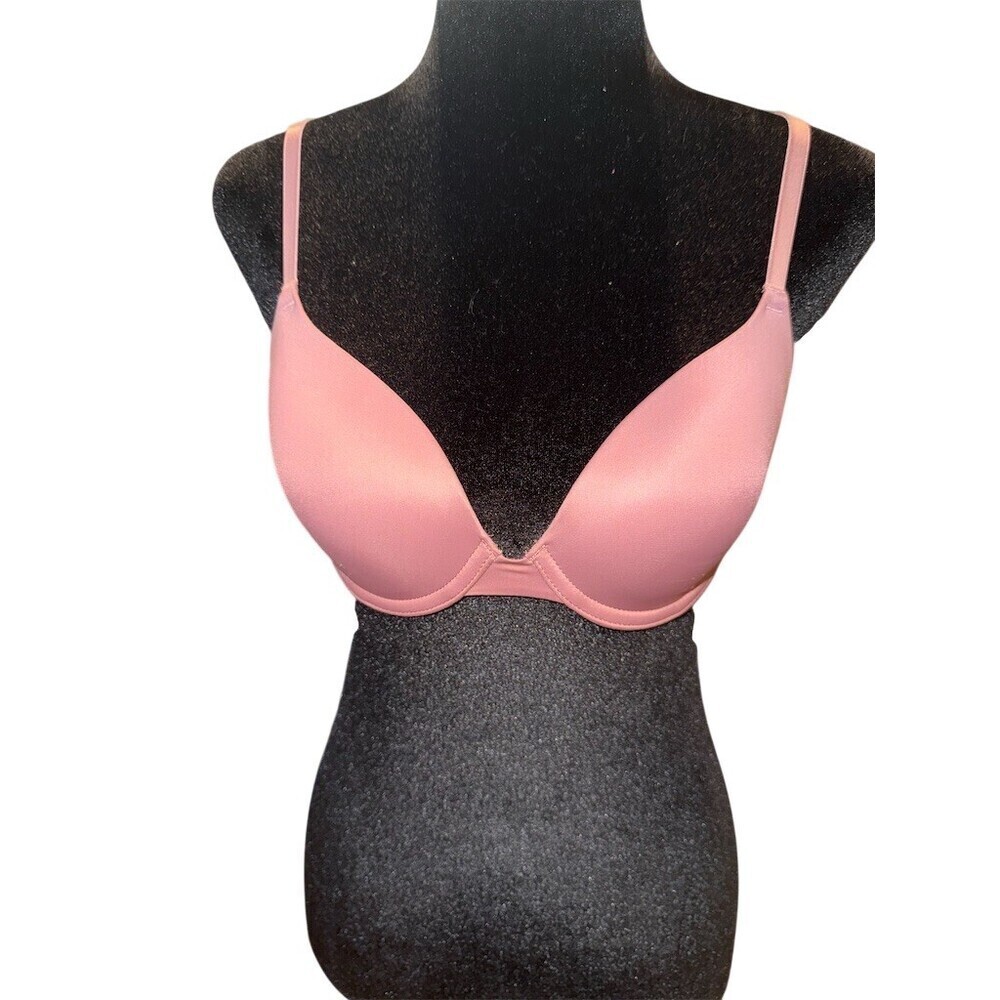 Victoria's Secret PINK T-Shirt Bra 32C Mauve Pink Underwire